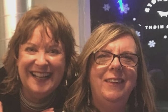 Bronglais cancer nurses Rhian and Eirian are taking part in an 85-mile fundraiser