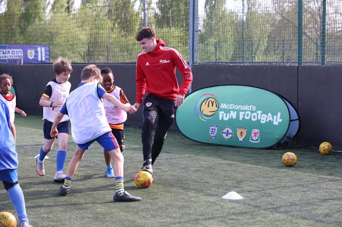 Neco Williams McDonalds fun football session