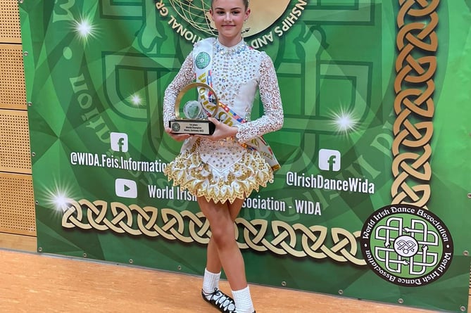 Rosie Rendell was crowned the World Irish Dancing Champion in Germany.