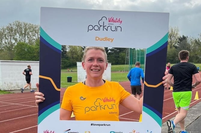 Jo Page Okehampton Running Club 60th parkrun