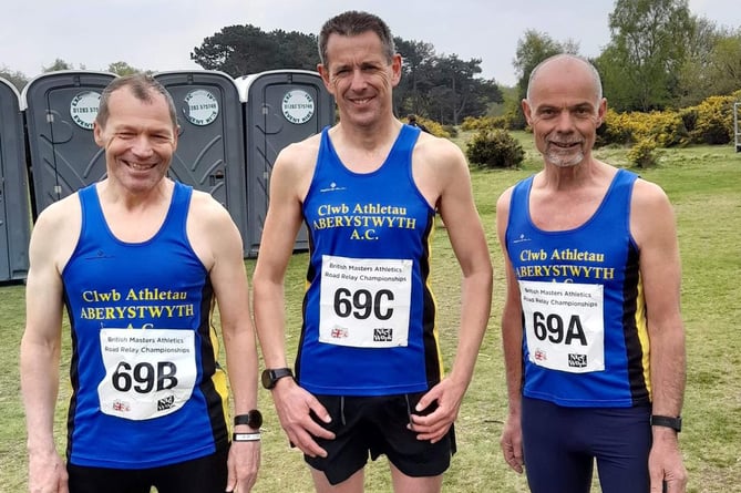 33rd British Masters open 3x5k relay road