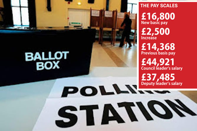 Councillors elected at Thursday’s election will receive bumper pay rises