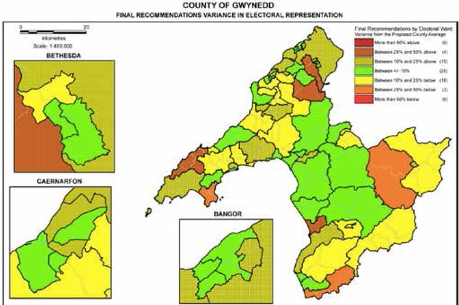 Variance in electoral representation