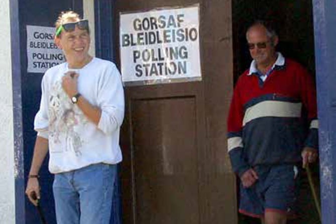 Job done after casting a ballot in the last Local Government elections