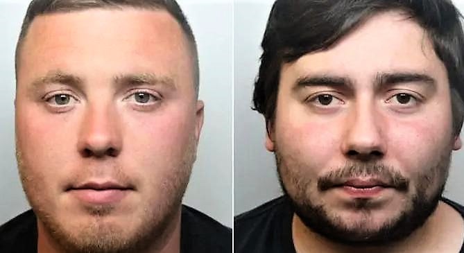 Jailed - Patrick Shelley (left) and Jared Tappin