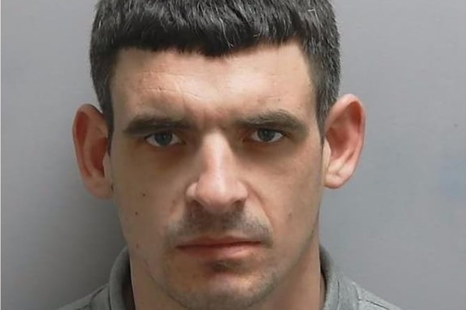 Simon Parker, 31, from Lockerley Road in Havant pleaded guilty at Portsmouth Crown Court on March 4 to dangerous driving, assault by beating of an emergency worker (two charges), criminal damage, receiving stolen goods, possession of Class C drugs, possession of Class B drugs (cannabis), possession of Class B drugs (amphetamine), driving whilst disqualified, and driving without insurance
