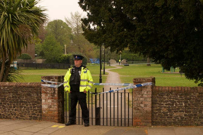 Gostrey Meadow is expected to be closed to the public ‘for some time’ say police, after an incident in the early hours of Tuesday, May 3
