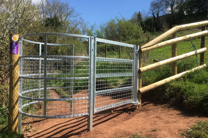New kissing gates for Wiveliscombe