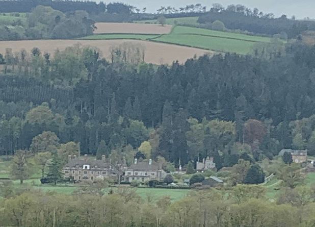 High above Llangoed Hall , Llyswen/Boughrood (PT)