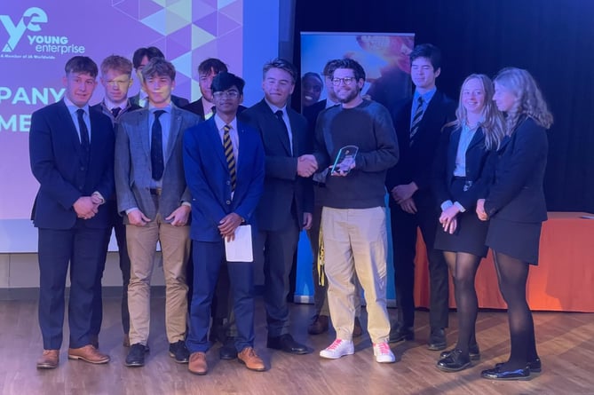Young business minded students