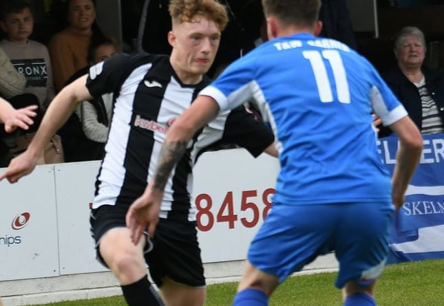 Goal scorer Zak Drew in action on Saturday. Picture: Gus Griffin.