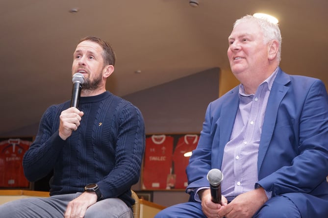 An evening with Shane Williams, Machynlleth RFC