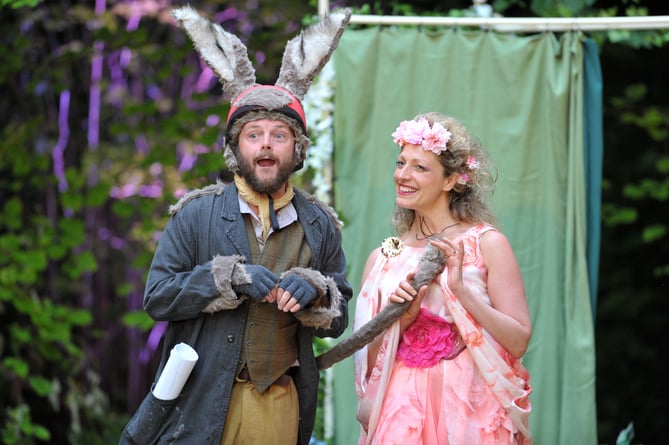 A scene from Guildford Shakespeare Company’s  2017 production of A Midsummer Night’s Dream.