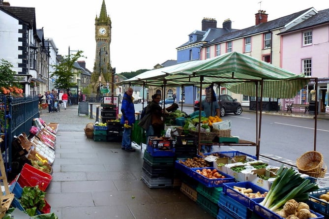 Machynlleth market