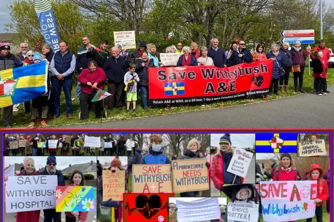 Save Withybush campaigners