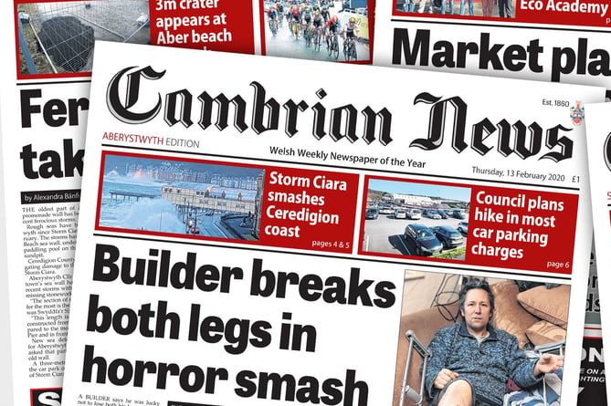 Cambrian News montage