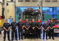 Callington Community Fire Station receive honours and say farewells 