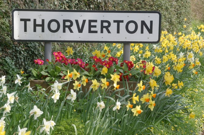 Thorverton sign