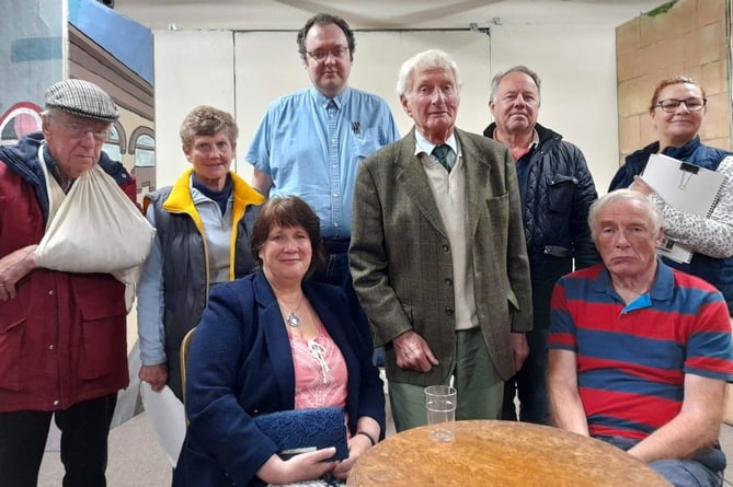The Senior Speed Date cast from Buckland Monachorum Drama Group