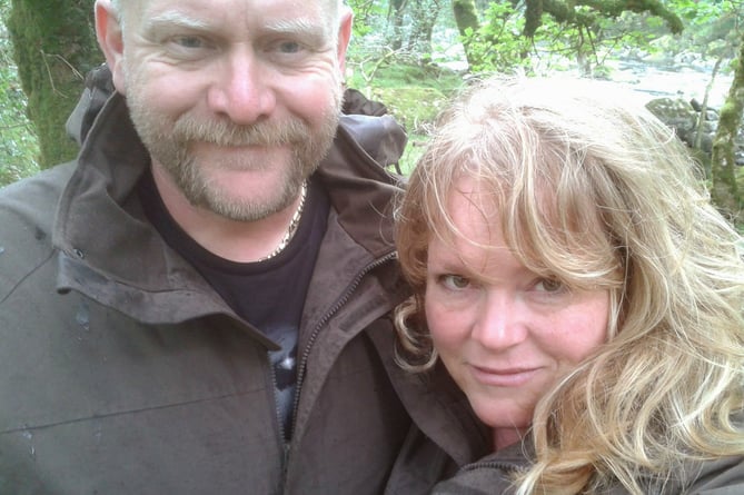 Former West End star Audra Mitcheson-Soley, of Torpoint, with her husband Drew