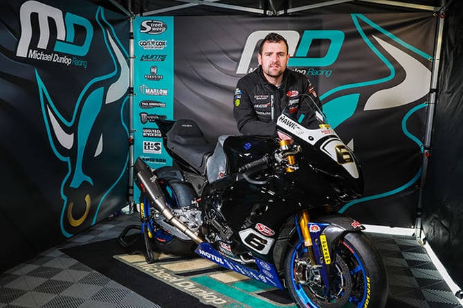 Michael Dunlop will ride for Hawk Racing in the Superbike classes at this year’s TT races