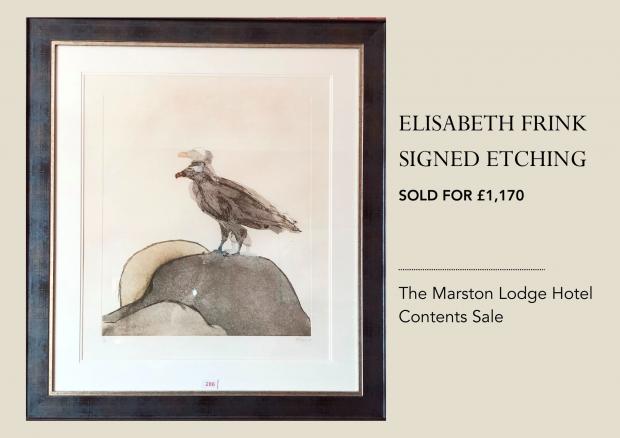 Elisabeth Frink etching