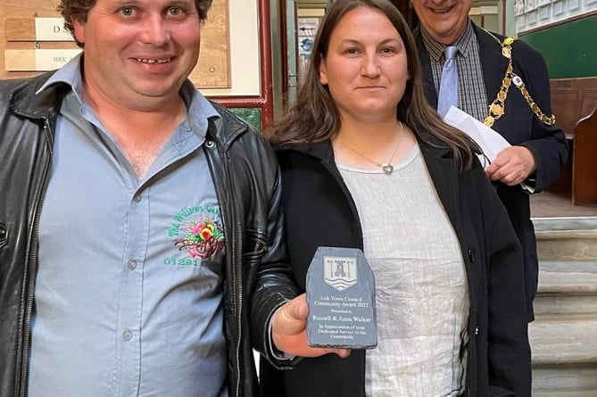 Russell and Anna walker - Usk awards