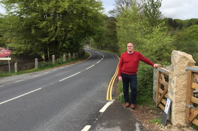 Mark Renders at Two Bridges on Dartmoor