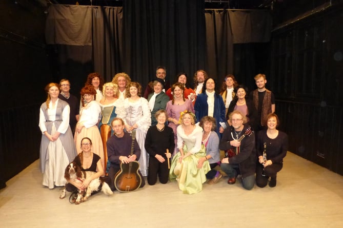 Actors from Crediton’s Brown Paper Bag Theatre Company who will tell the stages of the life of Wynfrith (Boniface) on the trails.