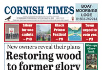 This week’s latest issue of the Cornish Times is on sale now