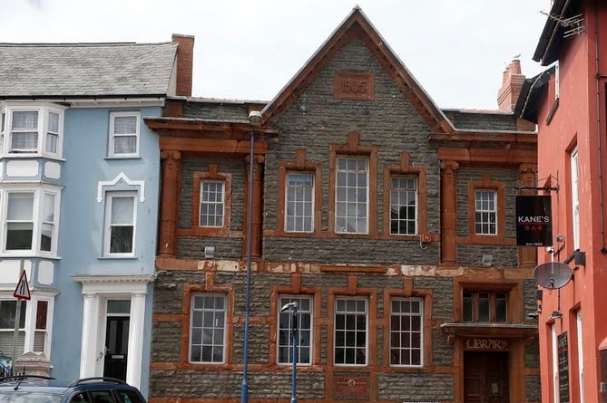 Former library Aberystwyth