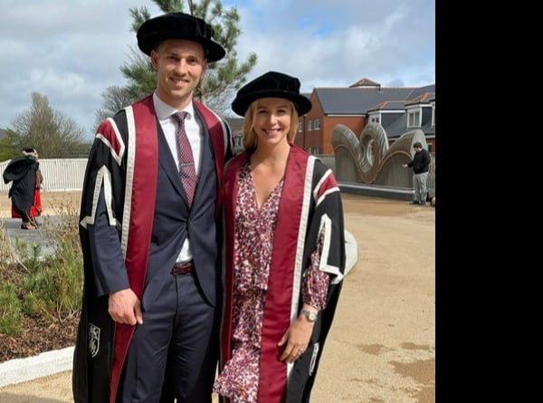 Becky and George North
