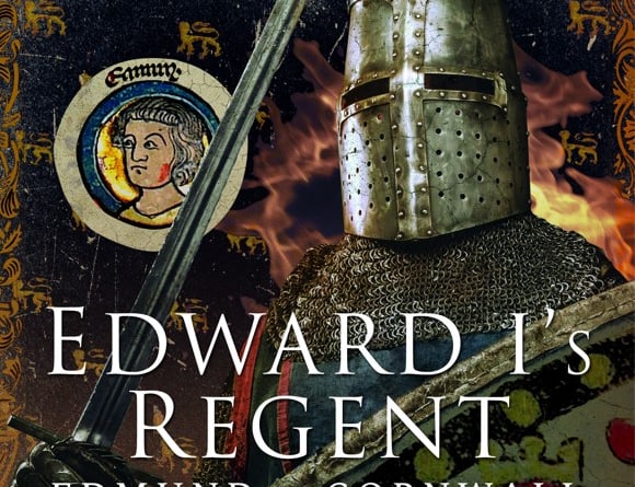 Part of the cover design of Michael Ray’s biography of Edmund, Earl of Cornwall