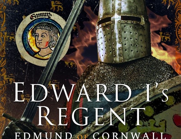 Part of the cover design of Michael Ray’s biography of Edmund, Earl of Cornwall
