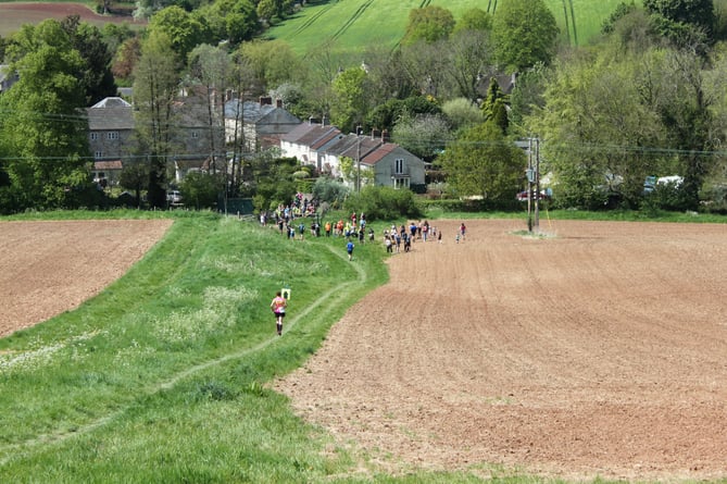 Jack and Jill Hill, Kilmersdon, is part of a challenge ran annually by surrounding running groups. 