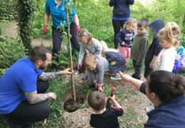 Children’s nursery in Alton plants fruit trees for Jubilee