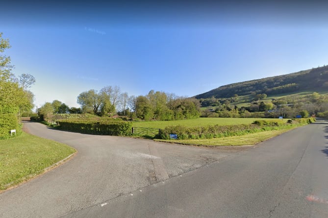 The road leading to Gilestone Farm
