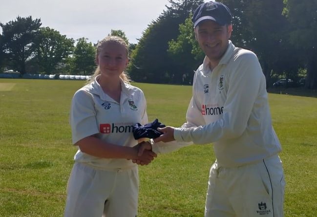 Gemma Porter makes history as she receives her baggy blue cap