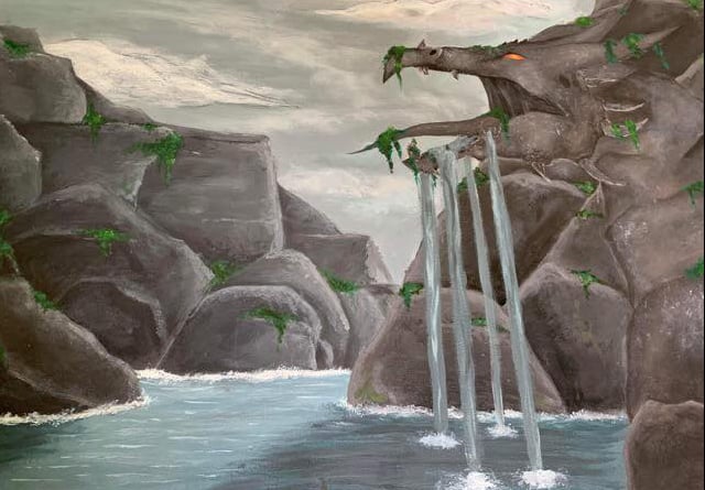 Concept art by Ella Laye, Greenhill School, Tenby