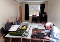 Teignbridge’s talking newspaper team have started working from their new headquarters