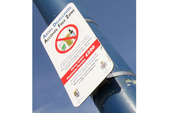 Alcohol free zones
