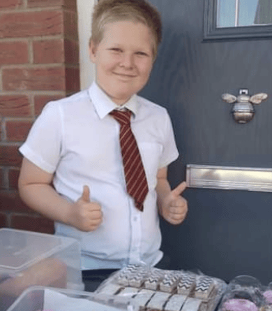 Ellis Mackenzie and his baked treats