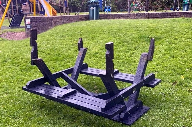 Vandalism in Simmons Park