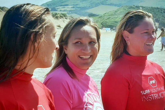 Yvette Curtis of Wave Wahines CIC female surf therapy club