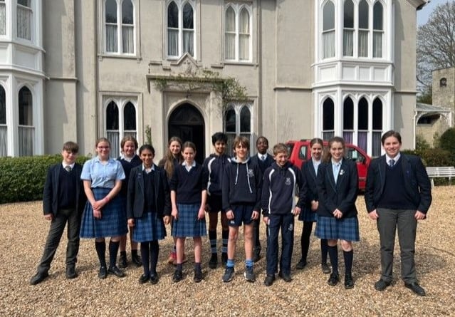 Thirteen Alton School pupils had their work selected to be included in the collaborative flag design