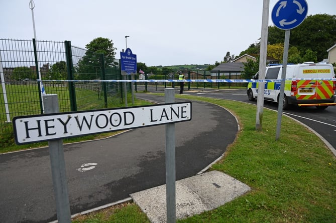 Police scene
