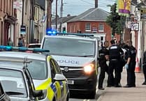 Noisy arrest in Crediton High Street