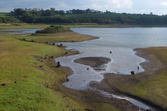 Roadford Lake between Launceston and Okehampton