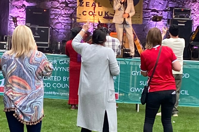 The atmosphere at the newly revived Rock the Castle was great