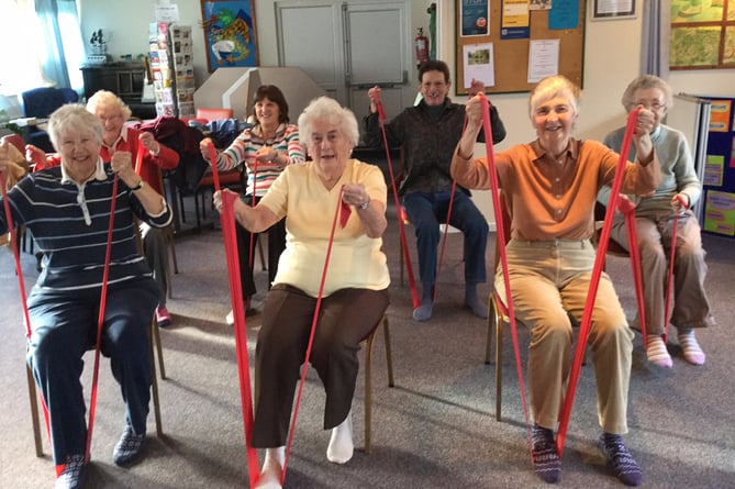 Fitness class at the WHERE Centre